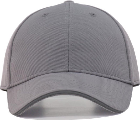 TSSGBL Men's Plain Baseball Hat - OSFM & XXL Big Head Fit，Adjustable Structured Ball Cap with Reflective Sandwich Brim - color: Grey, size: Medium-Large