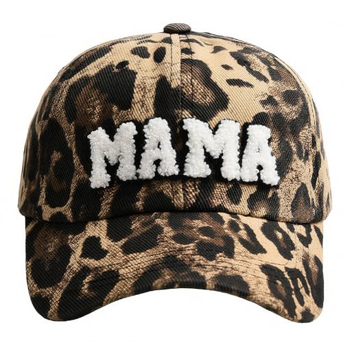 Baseball Cap for Men Women Adjustable Washed Cotton Vintage Embroidered Distressed Sun Hat - color: Mama