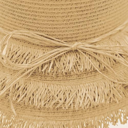 Panama Jack Women's Sun Hats - Paper Braid Straw, Assorted Styles - color: Brown Bucket Hat