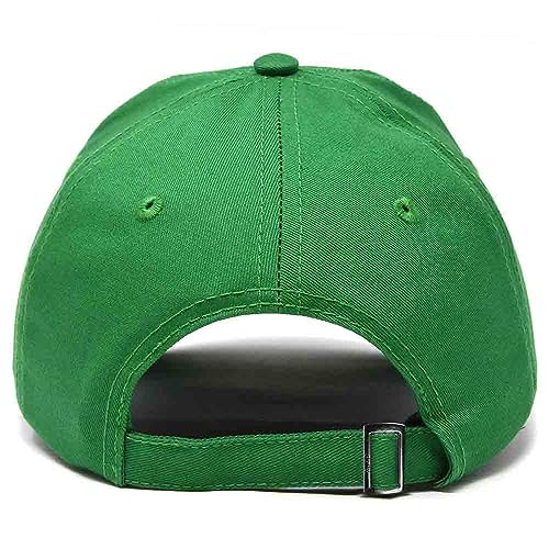 DALIX Baseball Cap Dad Hat Plain Men Women Cotton Adjustable Blank Unstructured Soft - color: Kelly Green