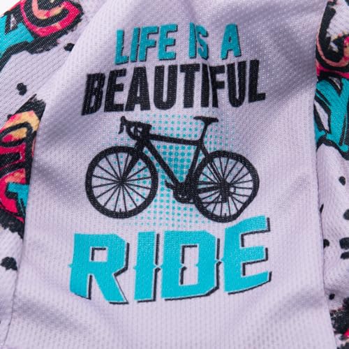 Cycling Cap for Man and Woman Cycling Hat Under Helmet-Polyester Breathable Sweat Absorbent - color: Flo-19