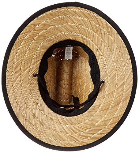 Roxy Girls' Tomboy Woven Straw Hat | Wide Brim | Adjustable | Sun Protection | Beach | Vacation | Natural - color: Anthracite Exc