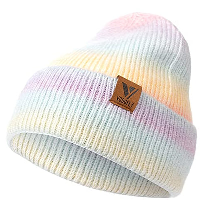 Vgogfly Slouchy Beanie Hats for Women Winter Knitted Caps Soft Warm Ski Hat Unisex - color: Z - Mix 6