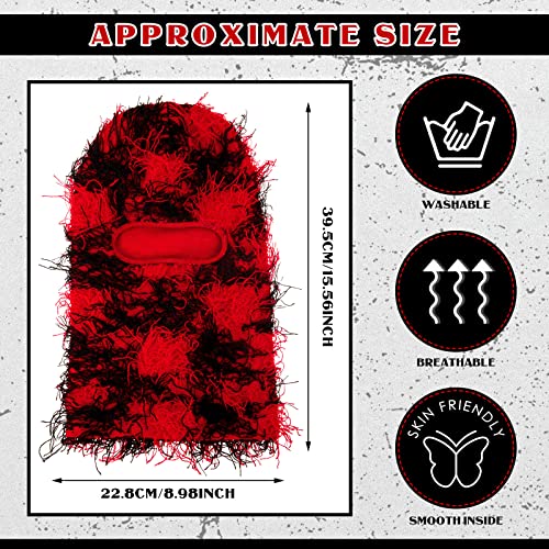 Newcotte 2Pc Ski Mask - color: Black, Red