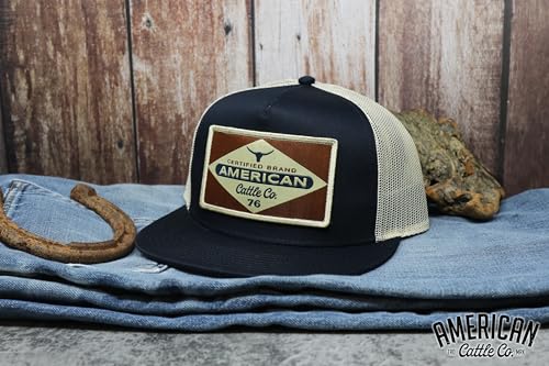 Billboard Adjustable Snapback Western Hat - color: Navy