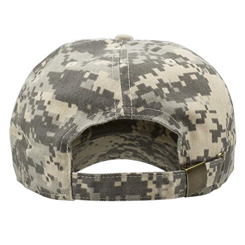 Gelante Baseball Cap Dad Hat 100% Cotton Polo Style Plain Blank Adjustable Size. - color: Gray Digital Camo
