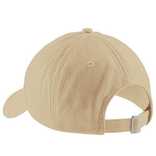 Trendy Apparel Shop Motocross Bike Embroidered Soft Crown 100% Brushed Cotton Cap - color: Stone