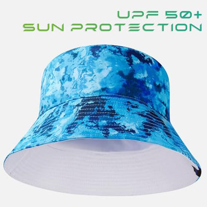 UPF 50+ Reversible Sun Hat - color: Pack of 2 Colors: Collection C, size: Large