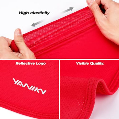 YANIKY Bandanas Skull Caps for Men, Do Rag Women Breathable Helmet Liner - color: Red