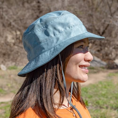 Sunday Afternoons Solar Bucket Hat UPF 50+ Outdoor Hat - color: Quarry, size: Large