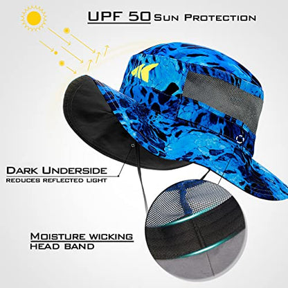 KastKing Sol Armis UPF 50 Boonie Hat for Sun Protection,Men Women - color: Shoreline