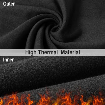 LUOLIIL VOE 2 Pack Winter Neck Gaiter Warmer for Men&Women,Windproof Face Cover Fleece Face Mask Scarf for Cold Weather Sport - color: Black+black