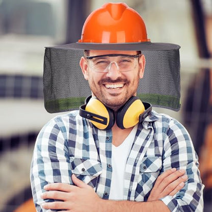 UNCO- Hard Hat Sun Shield, 3 Pack, Grey, Full & Standard Brim Mesh Sunshade High Visibility Reflective, Hard Hat Accessories - color: Grey, size: 3 Pack