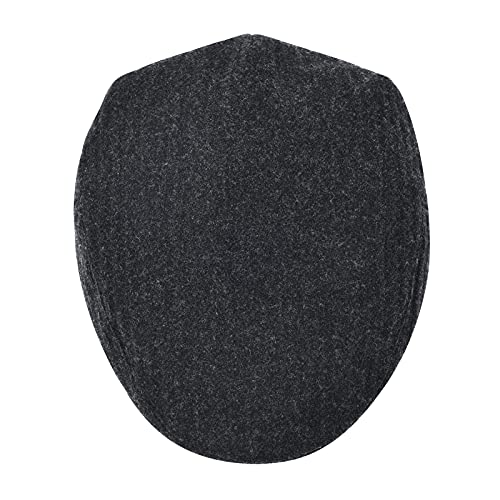 STARANCE Men Wool Blend Newsboy Cap Flat Hat - color: Dark Gray, size: 7 1/2