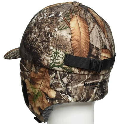 EDTREK Waterproof Trapper Hat with Face Mask for Coldest Conditions - Backcountry Winter Bomber Hat - color: Rt Edge Camo, size: X-Large