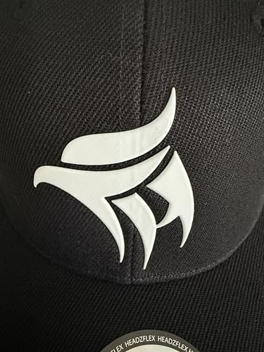 Premium Curved-Brim Snapback Hat – Adjustable High-Crown Cap, 90% Polyester 10% Cotton, Breathable Eyelets & Sweatband – Black