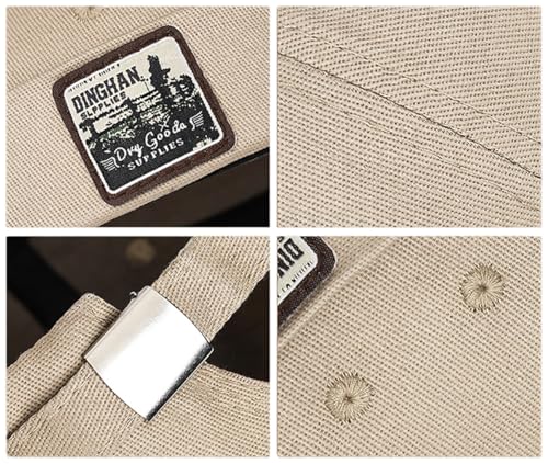 DIYDECAL Brimless Docker Cap,Skullcap Beanie, Retro Sailor Hat for Mens Womens - color: Beige