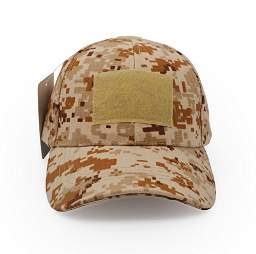 UltraKey Military Tactical Operator Cap, Outdoor Army Hat Hunting Camouflage Baseball Cap - color: Desert Digital