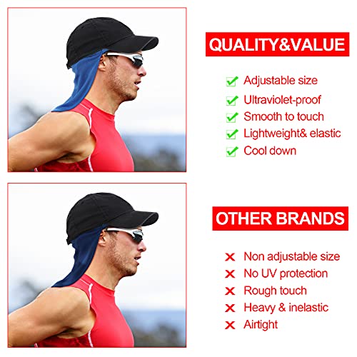 Tatuo Neck Neck Cover for Sun - color: Black, Dark Gray, Royal Blue, White