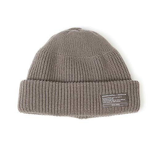 UNDERCONTROL Winter Trawler Fisherman Beanie Men Women Unisex Stylish Plain Docker Skull Hat Roll up Watch Cap Color Pack - color: Grey