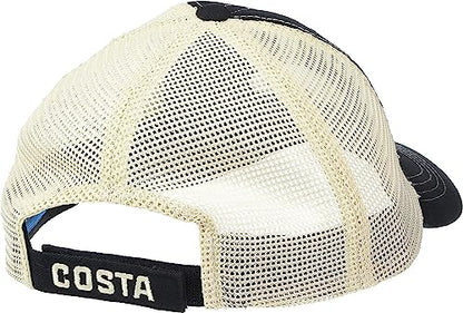 Costa Del Mar Unisex Adult Mesh Trucker Hat - color: Blackout