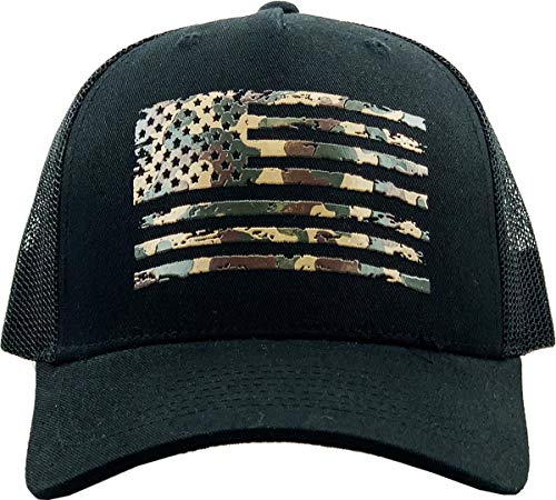 KBETHOS Flag USA America Military Thin Blue Line Thin Red Line Vintage Distressed Baseball Cap Dad Hat Unisex Adjustable… - color: Black Camo Tactical Usa Flag