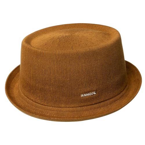 Kangol Bamboo Mowbray Hat - Cayenne/XL Pork Pie - color: Rustic Caramel, size: Small
