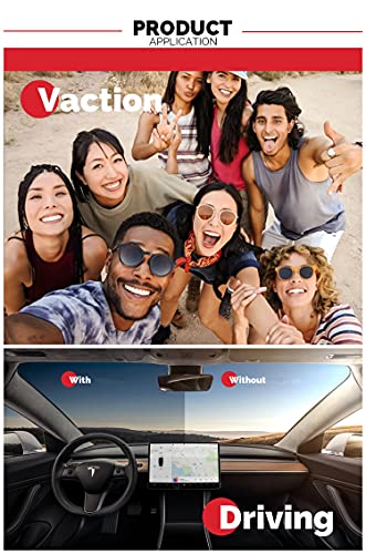 Clip on Flip up Polarized Lens For Prescription Glasses UV Protection Sunglasses (Clear lenses not Polarized) - color: Style B Yellowbluegreyred