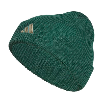adidas Men's Team Issue Beanie - color: Collegiate Green/Halo Green