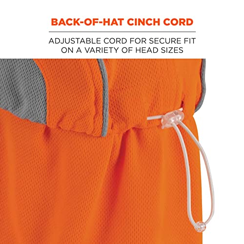Ergodyne Womens High-performance Hat And Neck Shade Baseball Cap, Orange - color: Orange