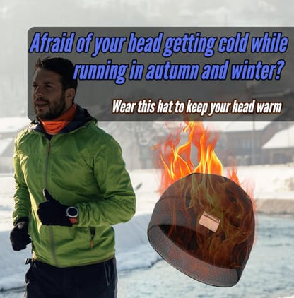 Honeycomb Thermal Skull Cap Beanie for Men Women - color: Light Gray