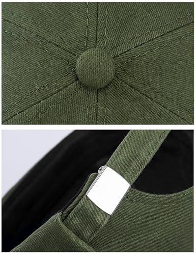 DIYDECAL Brimless Docker Cap,Skullcap Beanie, Retro Sailor Hat for Mens Womens - color: Dark Green