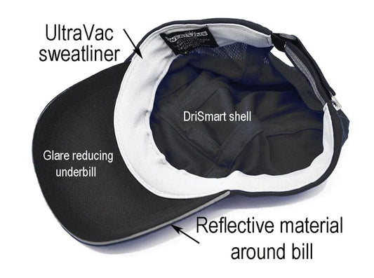 Unisex Adjustable Running/Cyclng/Active Performance Race Hat - color: Reflex Blue