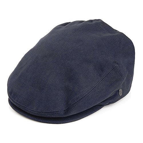 Lightweight Classic Cotton Ivy/Newsboy/Paperboy/Flat Cap Hat with Fixed Sizing and Satin Lining - color: Navy, size: XX-Large