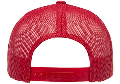 Yupoong Yp Classics Retro Trucker Cap - color: Red, size: One Size, style: Single
