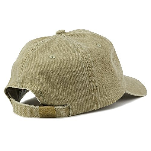 Trendy Apparel Shop Dachshund Embroidered Dog Theme Low Profile Dad Hat Cotton Cap - color: Khaki