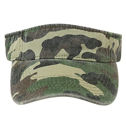 Sport Sun Visor Hats Cotton Ball Caps Empty Top Baseball Sun Cap for Men Women - color: Camo-beige