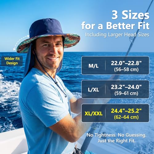 Unisex UVCoolix™ Cooling Sun Hat with Detachable Neck Flap - color: Grey, size: Large-X-Large