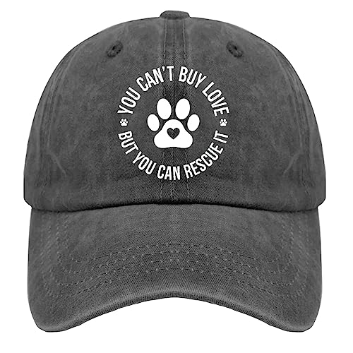 Funny Dogs Lover Caps Dad Hat, Graphic Dad Hats for Women - color: Pigment Black