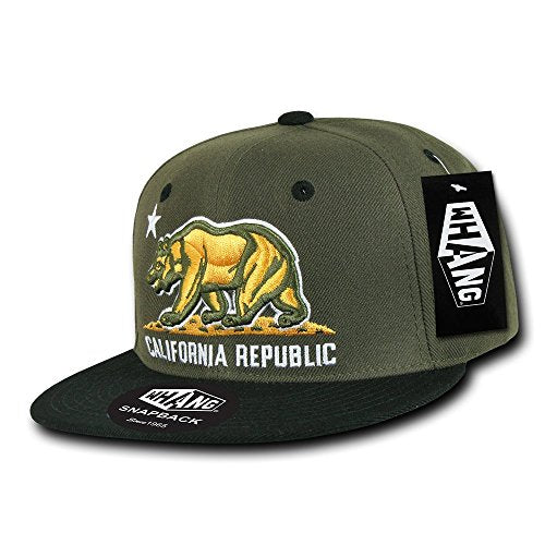 Whang Snapbacks - color: Olive/Black
