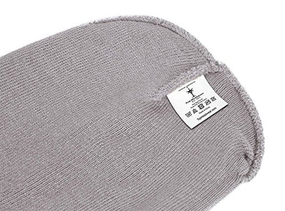 TOP HEADWEAR Cuffless Beanie for Men Women, Unisex Short Beanies Skull Cap - color: Light Grey