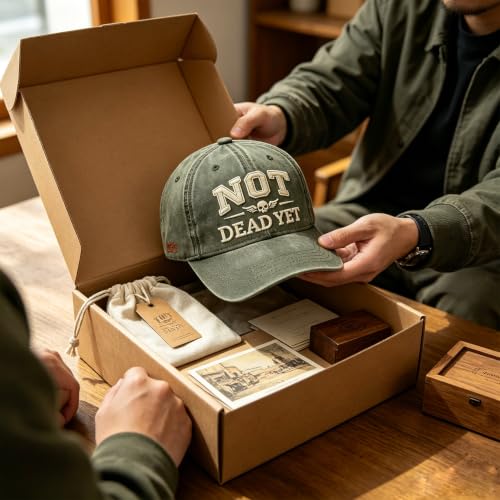 DD-214 Not Dead Yet Veteran Caps, Patriotic Baseball Cap, Patriotic Veteran Day Gifts for Retired Soldiers - color: Army Green