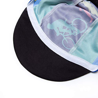 JPOJPO Cycling Cap Men Women Bike Hat Helmet Inside - color: Cd2421
