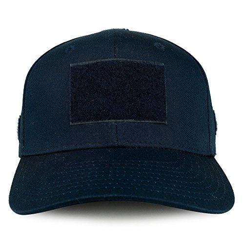 Armycrew Military Tactical Patch Structured Operator Baseball Cap - color: Navy