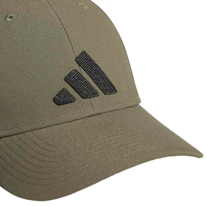 adidas Men's Gameday Stretch Fit Hat - color: Olive Strata Green/Black/Offseason, size: Small-Medium