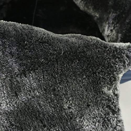 Unisex Winter Trooper Trapper Hat Warm Hats Hunting Hat with Ear Flaps - color: Navy, Grey Fur