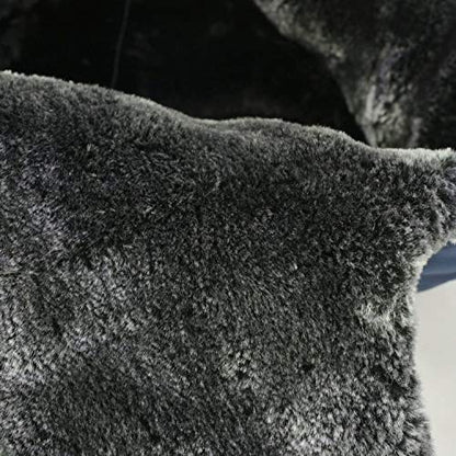 Unisex Winter Trooper Trapper Hat Warm Hats Hunting Hat with Ear Flaps - color: Navy, Grey Fur