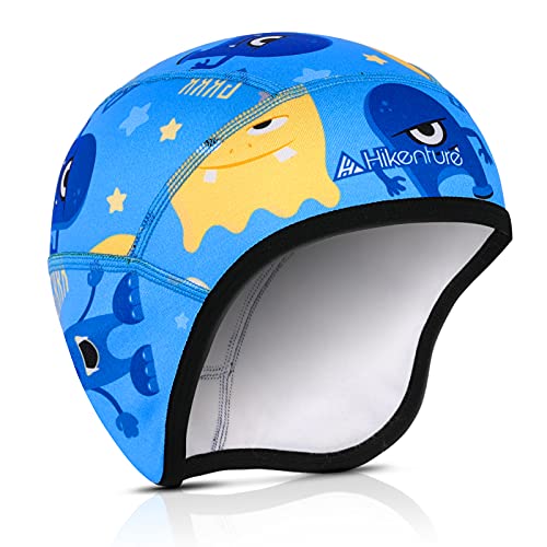 Hikenture Kids Skull Cap Helmet Liner Winter Hat for Boys and Girls Beanie Ski Hat with Thermal Fleece for Snow Sports… - color: Monster