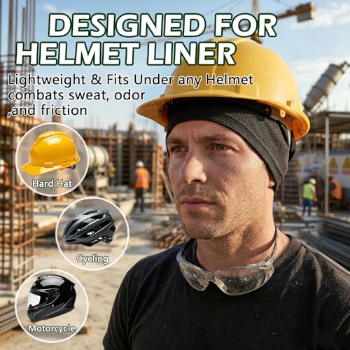 2 Pack Cooling Skull Cap for Men Women, 3D Mesh Sweat Wicking Beanie - color: Black+white
