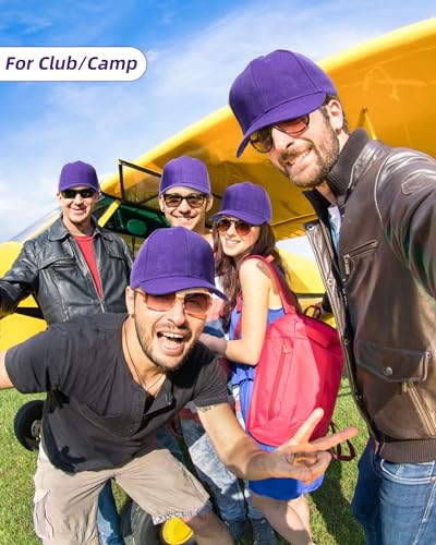 Handepo 24 Baseball Caps Adjustable - color: Purple